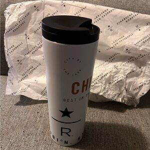 BN Starbucks Reserve Roastery Chicago Stainless Steel Travel Mug Tumbler 16 oz